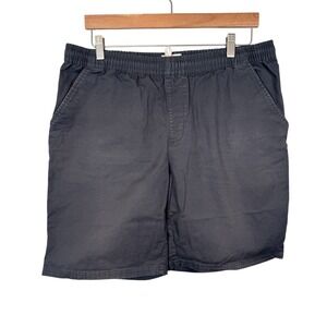 Pact Shorts Organic Cotton Stretch Pull On Pocket Drawstring Gray Size Xlarge XL